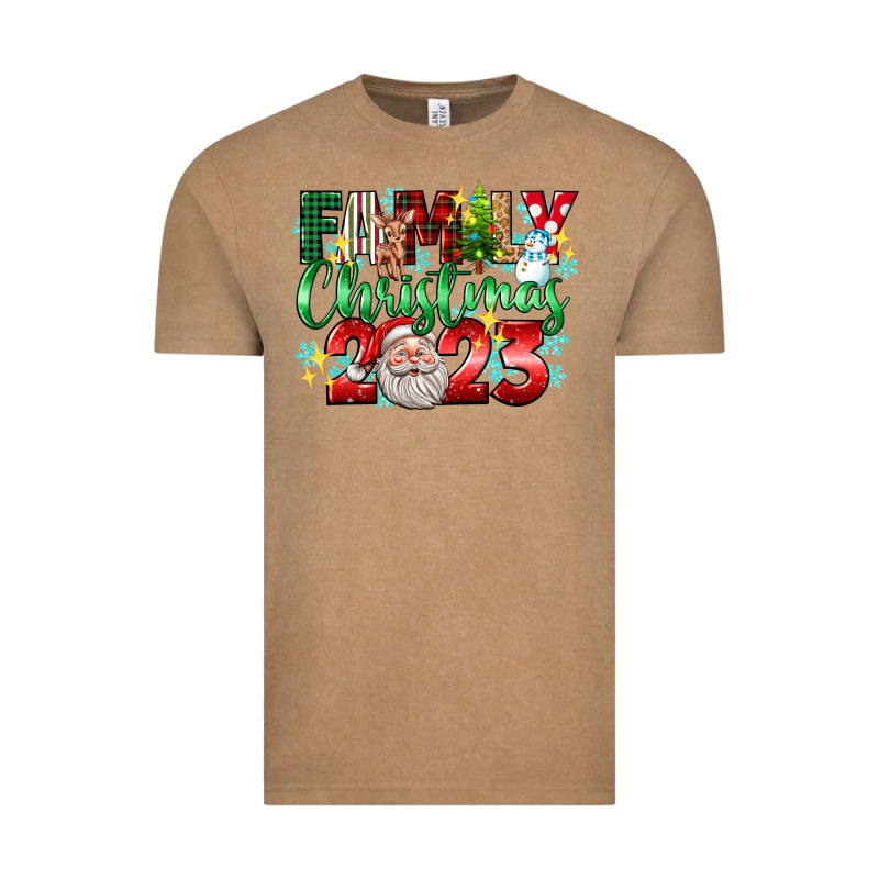 Family Christmas 2023 Vintage Tee by texasbilliewilder | Teevron