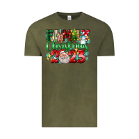 Vintage Olive family christmas 2023 Vintage Tee - texasbilliewilder