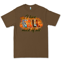 Cacao i love fall most of all Premium Tee - RacoonDesign