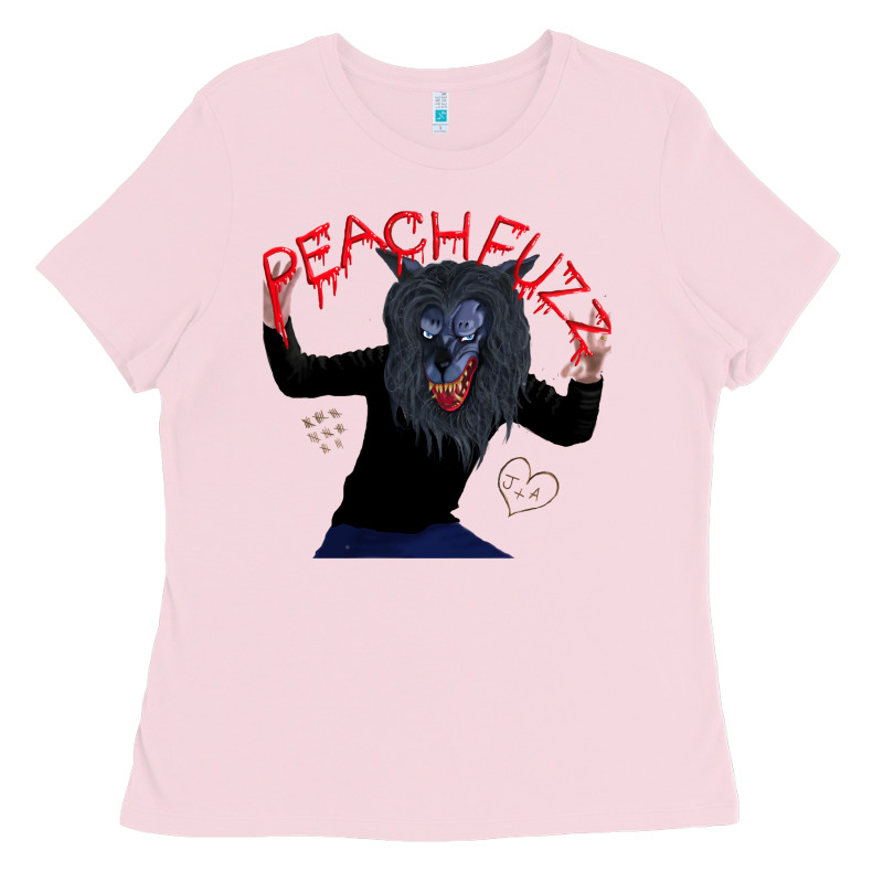 Creep    Hq Peachfuzz Werewolf Mask Pose Ladies Tee by lanVoArt | Teevron
