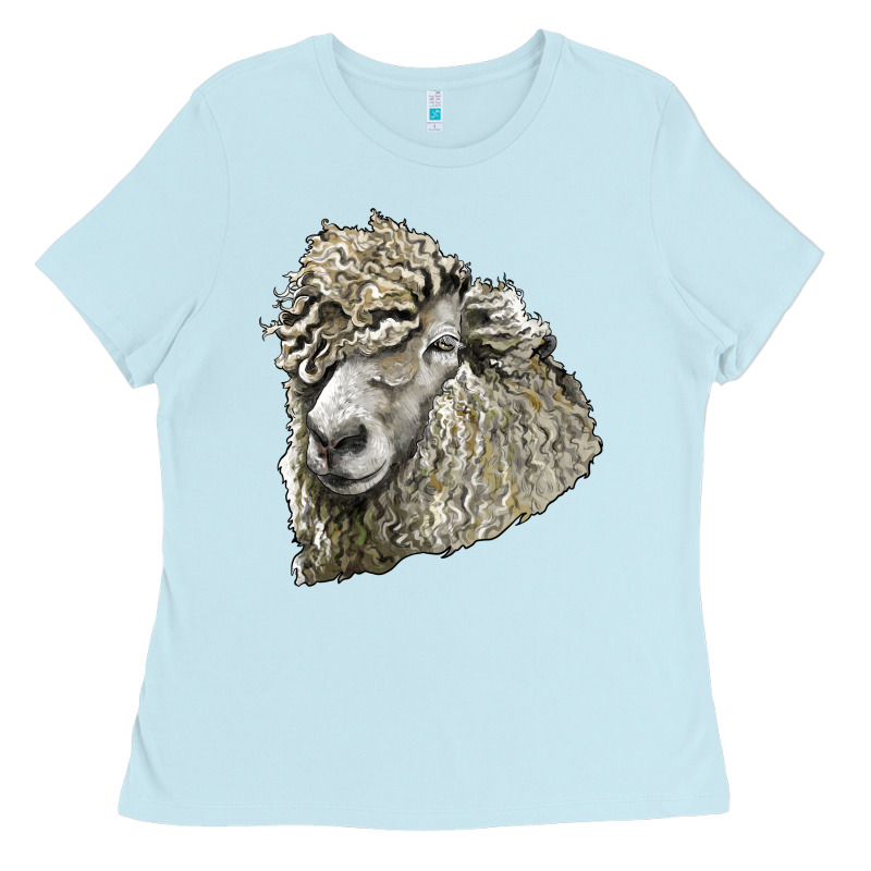 Lincoln Sheep Head Ladies Tee by LillyAllenDesigns | Teevron