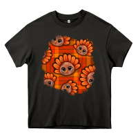 Asphalt Thanksgiving Turkey With Tartan Patch Heavy Core Tee - BundleAndBundleShop