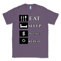 Lavender Tax Day Eat Sleep Do Taxes Repeat Gift Classic Tee - Bettercallsaul
