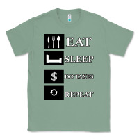 Sage Tax Day Eat Sleep Do Taxes Repeat Gift Classic Tee - Bettercallsaul