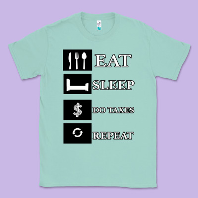 Tax Day Eat Sleep Do Taxes Repeat Gift Classic Tee Designed By Bettercallsaul