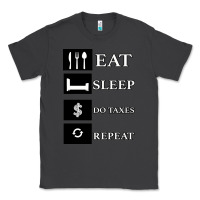 Smoke Tax Day Eat Sleep Do Taxes Repeat Gift Classic Tee - Bettercallsaul