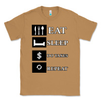 Toasted Coconut Tax Day Eat Sleep Do Taxes Repeat Gift Classic Tee - Bettercallsaul