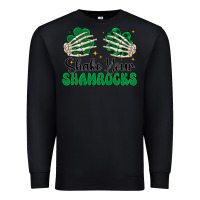 Black shake your shamrocks Premium Sweatshirt - CowhideDigitalArt
