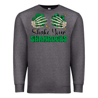 Charcoal Heather shake your shamrocks Premium Sweatshirt - CowhideDigitalArt