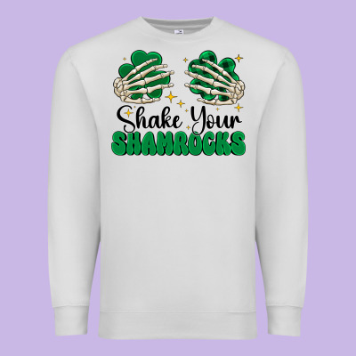 Shake Your Shamrocks Premium Sweatshirt Designed By Cowhidedigitalart