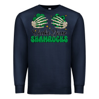 Navy shake your shamrocks Premium Sweatshirt - CowhideDigitalArt