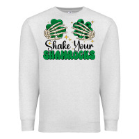 Oatmeal Heather shake your shamrocks Premium Sweatshirt - CowhideDigitalArt