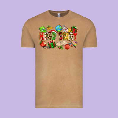 Christmas Head Start Vintage Tee Designed By Texasbilliewilder