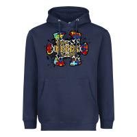 Navy love needs no words 2 Heavyweight Hoodie - RacoonDesign