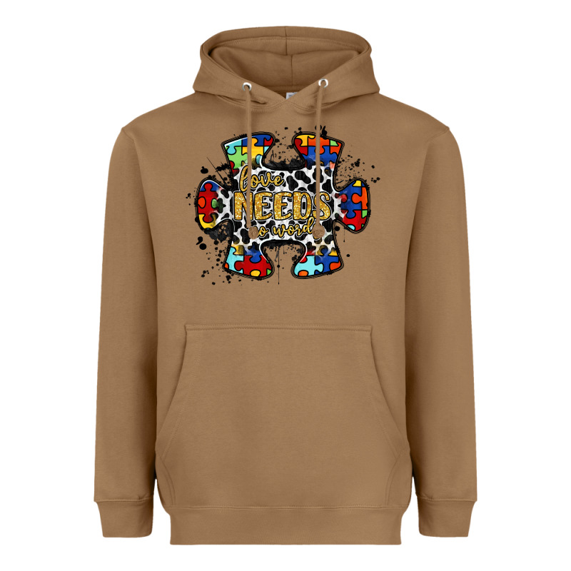 Love Needs No Words 2 Heavyweight Hoodie by RacoonDesign | Teevron