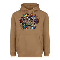 Toasted Coconut love needs no words 2 Heavyweight Hoodie - RacoonDesign