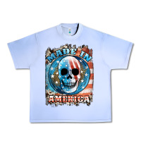 Grape Ice made in america skull Urban Heavy Tee - JahusDesignShop