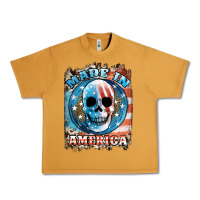 Peanut Butter made in america skull Urban Heavy Tee - JahusDesignShop