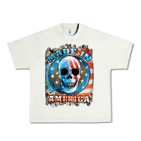 Pistachio made in america skull Urban Heavy Tee - JahusDesignShop