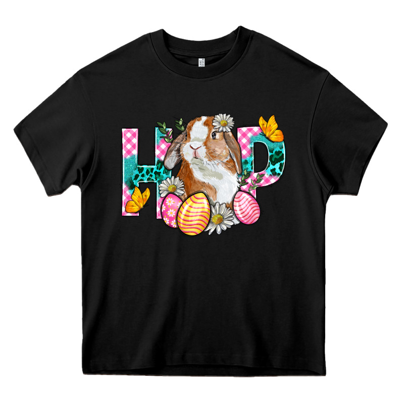 Hop Bunny Easter Heavy Core Tee by BundleAndBundleShop | Teevron