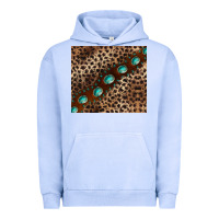 Pigment Grape Ice leopard gemstone leather Urban Hoodie - BarkalooDesign