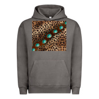 Pigment Tornado leopard gemstone leather Urban Hoodie - BarkalooDesign