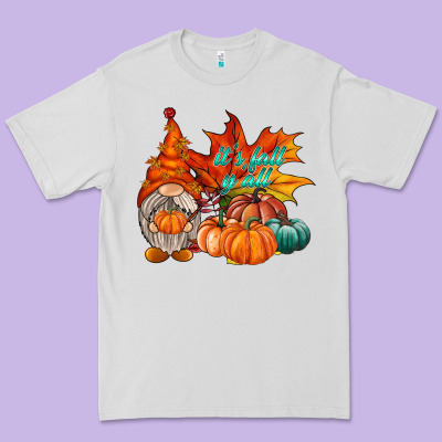 It Is Fall Yall Gnome Premium Tee Designed By Racoondesign