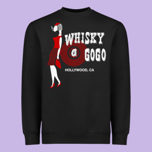 Rare Shirt Whiskey A Go Go 80s Hollywood California Rock And Roll Heavyweight Sweatshirt Designed By Lanvoart