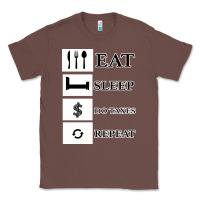 Chestnut Tax Day Eat Sleep Do Taxes Repeat Gift Classic Tee - Bettercallsaul