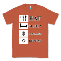 Copper Tax Day Eat Sleep Do Taxes Repeat Gift Classic Tee - Bettercallsaul