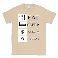 Mushroom Tax Day Eat Sleep Do Taxes Repeat Gift Classic Tee - Bettercallsaul