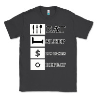 Smoke Tax Day Eat Sleep Do Taxes Repeat Gift Classic Tee - Bettercallsaul
