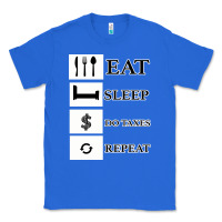 True Royal Tax Day Eat Sleep Do Taxes Repeat Gift Classic Tee - Bettercallsaul