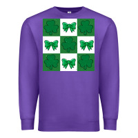 Purple st patricks day  2 ös 4.19.29 Premium Sweatshirt - CowhideDigitalArt