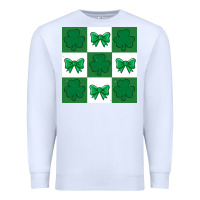 White st patricks day  2 ös 4.19.29 Premium Sweatshirt - CowhideDigitalArt
