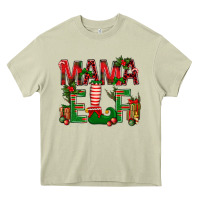 Mossy Christmas Mama Elf Heavy Core Tee - BundleAndBundleShop
