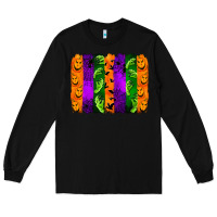 Black halloween brushstroke Long Sleeve Tee - Jasminsmagicworld
