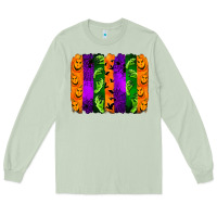 Matcha halloween brushstroke Long Sleeve Tee - Jasminsmagicworld