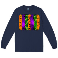 Navy halloween brushstroke Long Sleeve Tee - Jasminsmagicworld