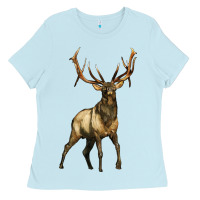 Elk Deer Ladies Tee | Teevron