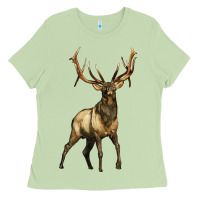 Matcha elk deer Ladies Tee - LillyAllenDesigns