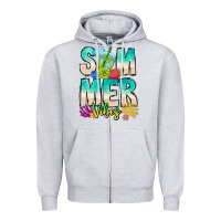 Summer Vibes Zipper Hoodie | Teevron