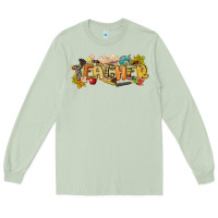 Matcha fall teacher Long Sleeve Tee - CowGirlArtShop