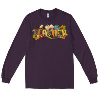Plum fall teacher Long Sleeve Tee - CowGirlArtShop