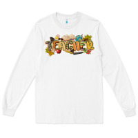 White fall teacher Long Sleeve Tee - CowGirlArtShop