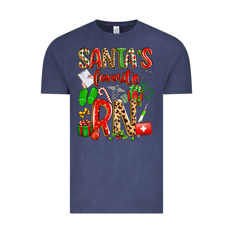 Santa's Favorite Rn Vintage Tee by texasbilliewilder | Teevron