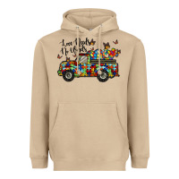 Mushroom love needs no words Heavyweight Hoodie - RacoonDesign
