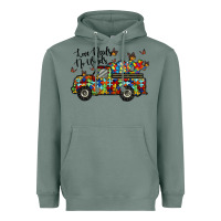 Sage love needs no words Heavyweight Hoodie - RacoonDesign