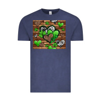 Vintage Denim st patricks day hearts Vintage Tee - Jasminsmagicworld