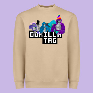 Gorilla Tag Merch Gorilla Tag Party Time Birthday Gang Tees Heavyweight Sweatshirt Designed By Lanvoart